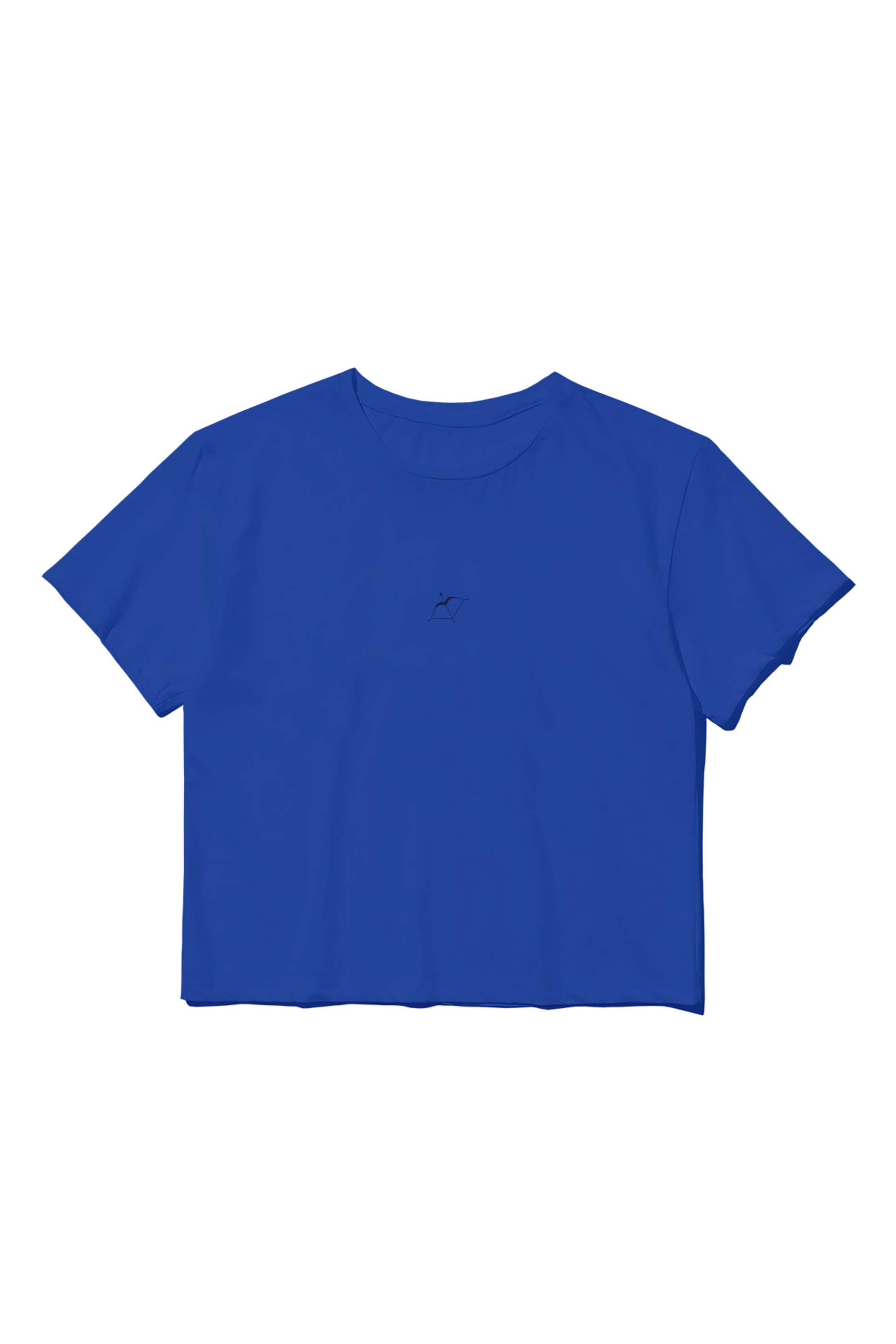 Minimal Logo Baby Tee – Blue