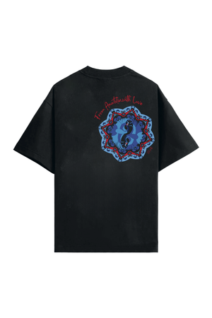 Turna Oversized Tee – Black