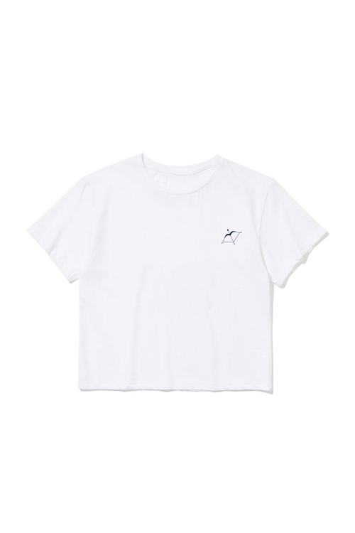 Dragonfly Baby Tee – White